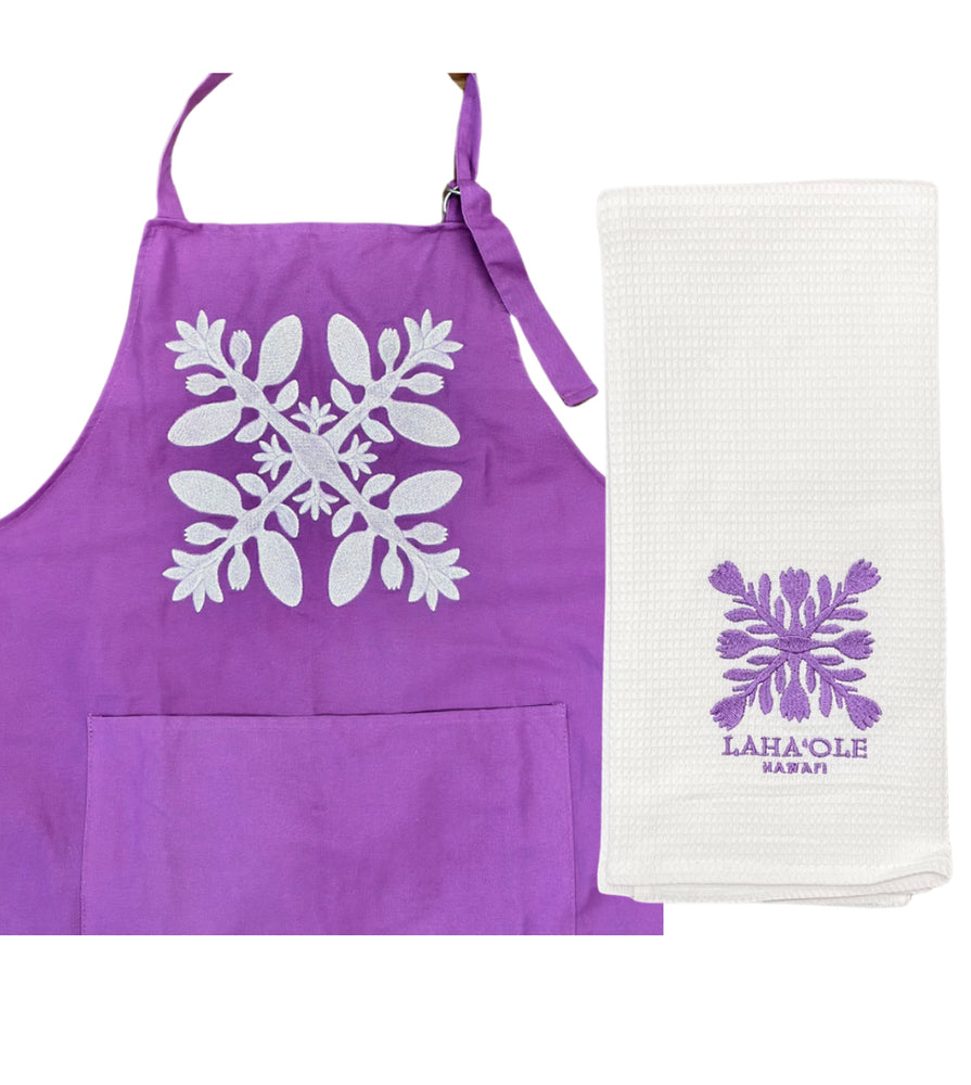 Quilt Kitchen Set - Purple