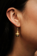 14k Puakenikeni Drop Earrings w/ Pearl