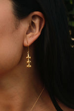 14k Puakenikeni Triple Stack Earrings