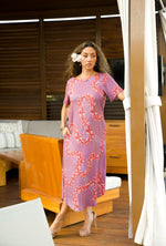 Leio Muʻu Dress-Lei ʻAʻaliʻi  - Purple