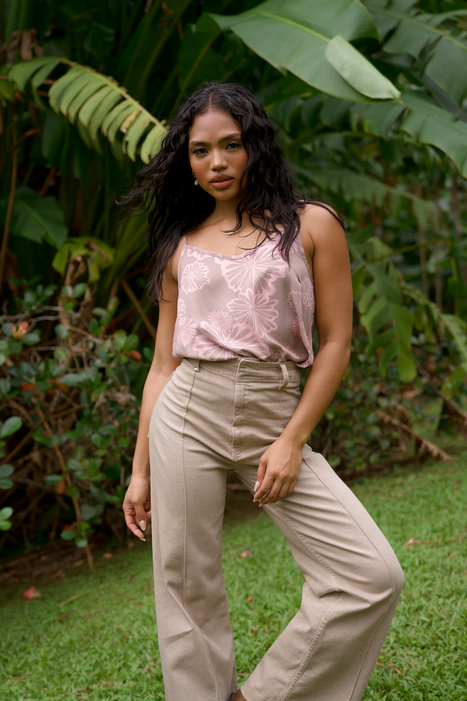 Kaua Camisole Tank - ʻĀkulikuli Pink