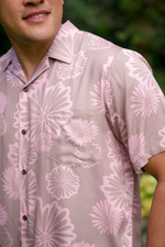 Kāne Aloha Shirt - ʻĀkulikuli Pink