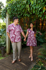 Kāne Aloha Shirt - ʻĀkulikuli Purple